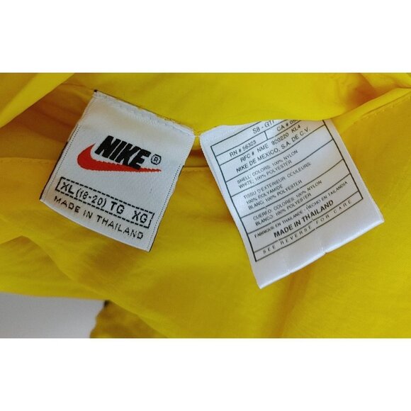 Nike 90s Vintage 1/4 Zip Reversible Nylon Jacket Boys Size XL (18-20) Mock Neck - Picture 2 of 4